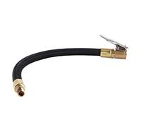 Bonbela Adaptateur de pompe de pneu d'extension de soufflet de pneu de pneu à connexion rapide Mandrin à air 300 psi résistant à haute pression avec tuyau en caoutchouc renforcé pour vélo de moteur de