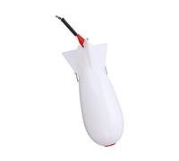 Bonbela Appât Carpe Mangeoire Grande Bombe Flotteur Leurre Support D'appât Feeder De Pêche Outil De Nidification (Blanc)