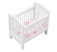 Bonbela Baby House Baby 12 × 11 × 8 Mignon Bright Live Dollhouse Miniature Bedroom : 12 House White