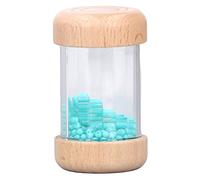 Bonbela Bâton de Pluie Jouet Musical Rainmaker Shaker pour bébé Sensoriel | Tube Sonore en Perles de Bois de Bouleau, Conception Portable de 5,5 Cm de Diamètre, Développe la motricité à la Maison et