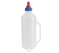 Bonbela Biberon de Lait D'agneau 1L, Biberon D'allaitement pour bébé Chèvre avec Poignée pour Agneaux, Outil de Sevrage Facile, Tétine Détachable