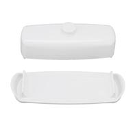 Bonbela Boîte à beurre compacte en plastique de grande capacité, stockage du fromage avec couteau de couvercle pour réfrigérateur de cuisine à la maison, bol à beurre avec coupeur à beurre pour usage