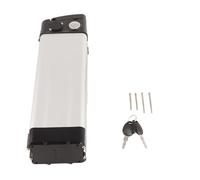 Bonbela Boîte de Batterie de Vélo électrique 36V 48V, Mallette de Rangement | Boîtier en Alliage D'aluminium, Prise de Charge et Port de Sortie, Ajustement sécurisé pour Vélo électrique, Compatible