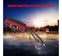 Bonbela Boîte D'interrupteur D'allumage électrique avec 2 Touches Boîte D'interrupteur D'allumage pour GX390 GX340 168F GX160 Moteur DE Gas