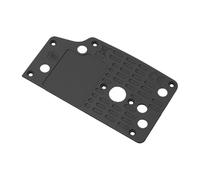 Bonbela Boîtier Inférieur de Caméra ABS pour D850, Bas de Remplacement | Conception, ABS Mat Résistant aux Chocs, Installation Rapide sans Vis, Protège le Compartiment de la Batterie pour