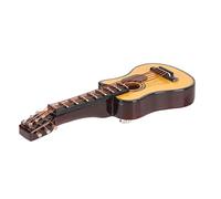 Bonbela Broche de Guitare en Résine, épingle à Revers de Guitare, Mini Broche de Guitare, Réplique D'instrument de Musique Réaliste pour Les Amateurs de Musique avec Boîte