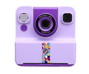 Bonbela Caméra à Instantanée Écran HD 2,4 Pouces Vidéo 24MP 1080P | Caméra D' Thermique Multifonctionnelle, Corps ABS avec Objectif Rabattable à 180 Degrés, Batterie 1200 MAh pour étudiants