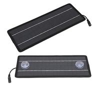 Bonbela Chargeur de Panneau Solaire Automobile 12V 4.5W Chargeur de Fiche de Batterie de Panneau Solaire Portable pour Caravane de Bateaux de Camion de Voiture