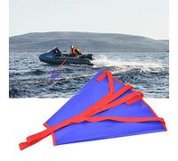 Bonbela Chaussette de Frein de Mer Drift PVC Drift Chaussette de Mer Ancre de Bué de Corde Flottante Système de Frein de à Balle Flottante pour canoë (Bleu)