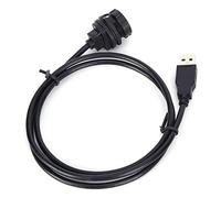 Bonbela Connecteur USB étanche USB3.0 Adaptateurs de Support de Bouchon de Fil de Fil Mâle Mâle Femelle