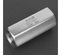 Bonbela Connexion à Gaz Connexion en Acier Inoxydable BSPP du Tuyau D'eau denté Femelle pour une Paralaire Anti-retour à une Voie (3/8)