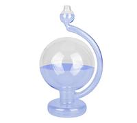 Bonbela Décoration en verre météo avec liquide pour prédire la pluie et les jours ensoleillés Bleu 15 cm