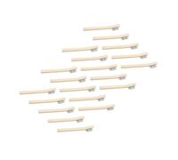 Bonbela Ensemble de Brosses Métalliques en Acier Inoxydable, 20 Pièces, | Outil de Nettoyage Polyvalent, Manche en Bois de Hêtre, pour Scories de Soudage, Soudure, Balance, Gril, Carrelage, Coins