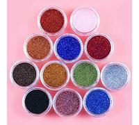 Bonbela Ensemble de Nail Art avec Pinceaux à Poudre Acrylique pour Salon | 12 Couleurs Vives, Résine à Faible Odeur, Kit Professionnel de Nail Art pour Débutants, Renforce et Améliore la Brillance