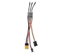 Bonbela ESC sans Balais, BEC Réglable 80 A 5,2-8,2 V pour Chenille 1/10 RC | Prend en Charge la Batterie 2-6S, Sortie BEC 10A , Conception Compacte pour SCX10, Mise à Niveau pour L'escalade Hors Route