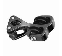 Bonbela Glissière de Câble de Tir à l'arc en Alliage D'aluminium, Séparateur de Ficelle d'arc composé, Rouleau Coulissant avec Roue à Faible Friction pour Les Amateurs de Tir à l'arc (Noir)