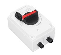 Bonbela Interrupteur Photovoltaïque DC, Interrupteur de Déconnexion Solaire PV 4P 32A DC1200V, Isolateur avec Boîtier étanche IP66 pour Systèmes Solaires, Navires RV