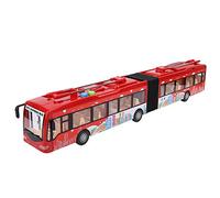 Bonbela Jouet de Bus électronique, Voiture Légère Musicale éducative pour Enfants avec Modèle de Circulation à Inertie, Forme Fraîche et Forte Puissance pour Les Enfants de Moins de 14