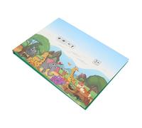 Bonbela Livres éducatifs calmes nourrissons dessin animé motif animal écoles maternelles livre interactif éducatif jouet éducatif