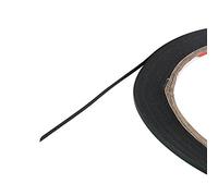 Bonbela Longueur à Double Face 2 Mm Largeur en Mousse à Double Facette Black Super Strong Sticky Sticle Self Adhesive Moren Tape Roll Roll Nouveau