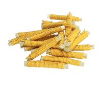 Bonbela Lot de 20 bâtonnets en bambou mignons pour hamsters, bâtonnets à mâcher pour animaux de compagnie, parfum naturel, grincement des dents sain, soulagement de l'ennui, avec matériau tissé à la