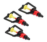 Bonbela Lot de 30 fontaines d'irrigation, tête de fontaine de jardin, kit de connexion de tête en plastique à économie d'eau, accessoire d'herbe de jardin