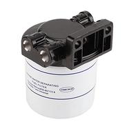 Bonbela Moteur Hors-bord du Moteur Filtre de Carburant Huile Séparateur D'eau 18-7983-1, Anti Boîtier en Laiton en Acier Inoxydable, Taille Compacte et durabilité élevée, Adaptée à