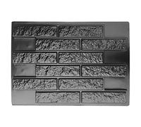 Bonbela Moule de Mur Forme de Bricolage Recyclage Recyclage Abrasi ABS ABS Formes de Béton en Plastique pour la Décoration de la Maison de Jardin