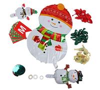 Bonbela Papier de Noël Flagage Banner Banner Suspendu Décorations pour la Fête Anniversaire du Festival de Mariage avec Latex en Aluminium en Aluminium