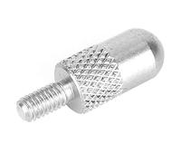 Bonbela Points de sonde à filetage M2,5 en acier au tungstène pour accessoires de cadran, convient pour remplacer les cadrans anciens et endommagés (tête latérale incurvée)