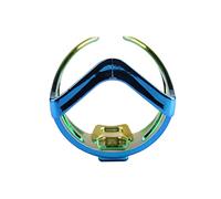 Bonbela Porte-Bouteille Cage de Bouteille d'eau 14 * 7 * 7 Bike Eau Porte-Bouteille Plastique Gradient Réglable Cage de Bouteille pour Vélos de Route pour Vélos de Montagne (Vert coloré + vis + clé)