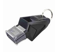 Bonbela Sifflet D'entraîneur Professionnel, Sifflet de Match sans Noyau pour L'entraînement de Basket-Ball et de Football avec Cordon de Protection des Dents, Matériau ABS, Sifflet