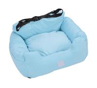 Bonbela Supplément de Siège D'auto pour Chien, Lavable, Respiration, Siège D'auto pour Animaux de Compagnie, Lit de Chien, Compagnie de Voyage Portable, en Toute sécurité, Petits et Moyens Chats de