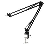 Bonbela Support de microscope flexible à bras réglable à 360 degrés, kit d'anneau de serrage pour appareil photo industriel, objectif de 42 mm, objectif de 40 mm de diamètre pour établi