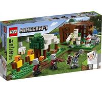Bonbell Lego Minecraft The Pillager Outpost 21159 Awesome Action Figure Brick Building Playset for Kids Minecraft Gift, New 2020 (303 Pieces)