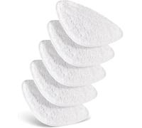 BONBELONG Lot de 2 tampons de rechange compatibles avec la tête de balai à vapeur Viledas - Microfibre fine - Chiffons pour nettoyeur vapeur Viledas - Durable et lavable