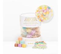 Bonblissity Sugar Cubes Candy Scrub, 30 pièces - Coffret cadeau gommage corporel en sucre avec parfums assortis, exfoliant doux pour les mains, les pieds et le corps se transforme en lotions, petit