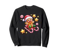 Bonbon de Noël en Pain d'épice en Forme de traîneau Sweatshirt