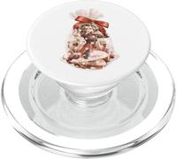 Bonbon de vacances en pain d'épice Glam Cozy Holiday Baddie Sweet Wrapped Vibes PopSockets PopGrip pour MagSafe