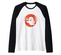 Bonbon fantôme Halloween Lune Manche Raglan