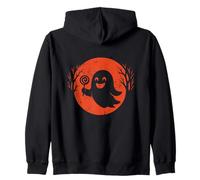 Bonbon fantôme Halloween Lune Sweat à Capuche