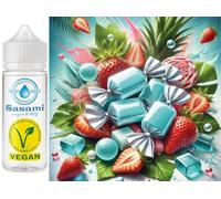 Bonbon glacé à la menthe fraise arôme concentré - Vegan - Sasami - 100 ml