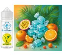 Bonbon glacé à la menthe fruit de la passion & mandarine arôme concentré - Vegan - Sasami - 100 ml