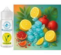 Bonbon glacé à la menthe grenade citron arôme concentré - Vegan - Sasami - 10 ml