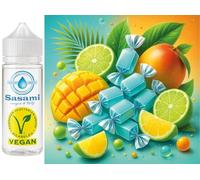 Bonbon glacé à la menthe mangue & citron vert arôme concentré - Vegan - Sasami - 100 ml