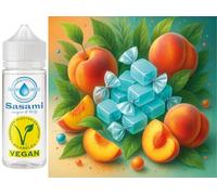 Bonbon glacé à la menthe pêche arôme concentré - Vegan - Sasami - 100 ml
