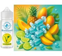 Bonbon glacé à la menthe tropical arôme concentré - Vegan - Sasami - 10 ml