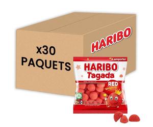 Bonbon Haribo Fraise Tagada Red l'Originale 120 gr - Carton Maxi Lot de 30 paquets