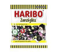 HARIBO - Zanzigliss - Assortiment De Bonbons Réglisse - Sans Colorants Artificiels - Sachet Vrac 1 kg
