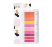 Bonbon Lot de 200 notes adhésives transparentes Ordinate - Bandes adhésives - Marquage de page - Notes autocollantes esthétiques - Planning (C - Cherry)